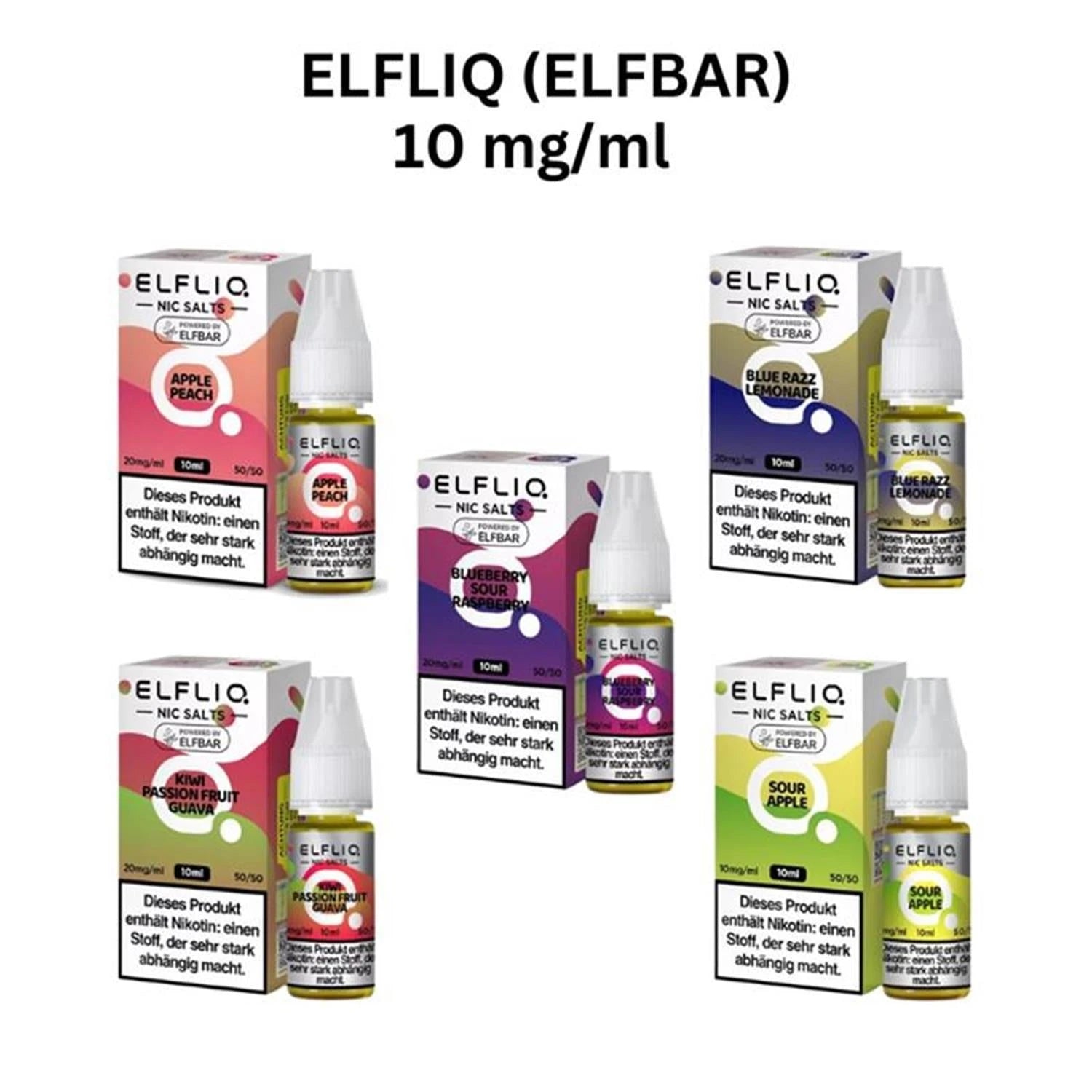 ELFLIQ 10 mg/ml - Nikotinsalz Liquid by Elfbar Elfbar